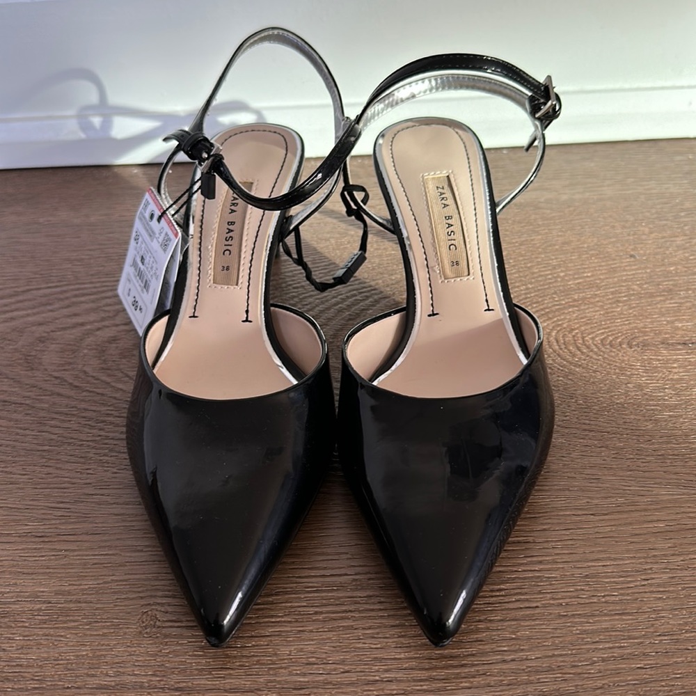Zara Basic Black Heels